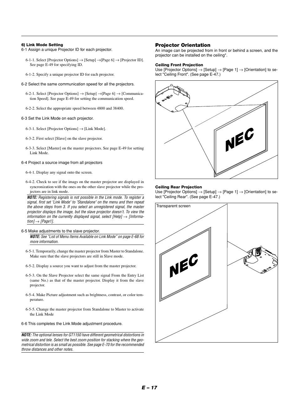 NEC GT1150 User Manual | Page 25 / 79