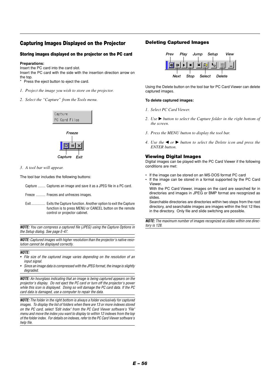 Capturing images displayed on the projector | NEC GT1150 User Manual | Page 64 / 79