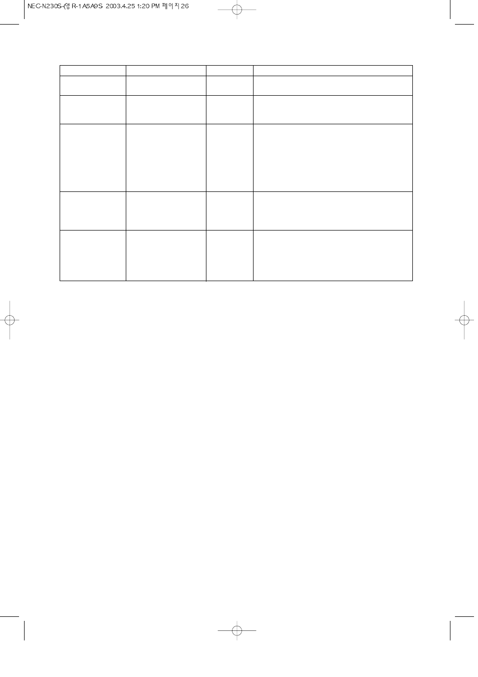 NEC N230S User Manual | Page 27 / 32