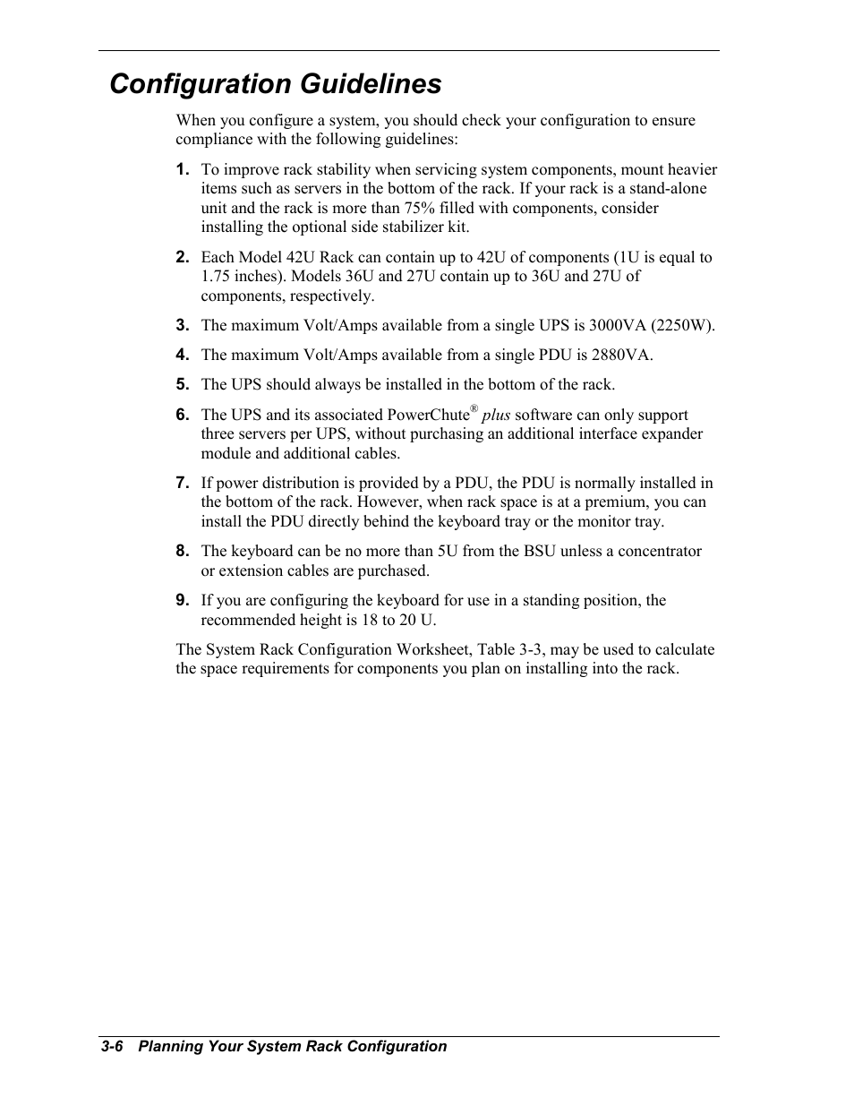 Configuration guidelines | NEC EXPRESS800 User Manual | Page 34 / 78