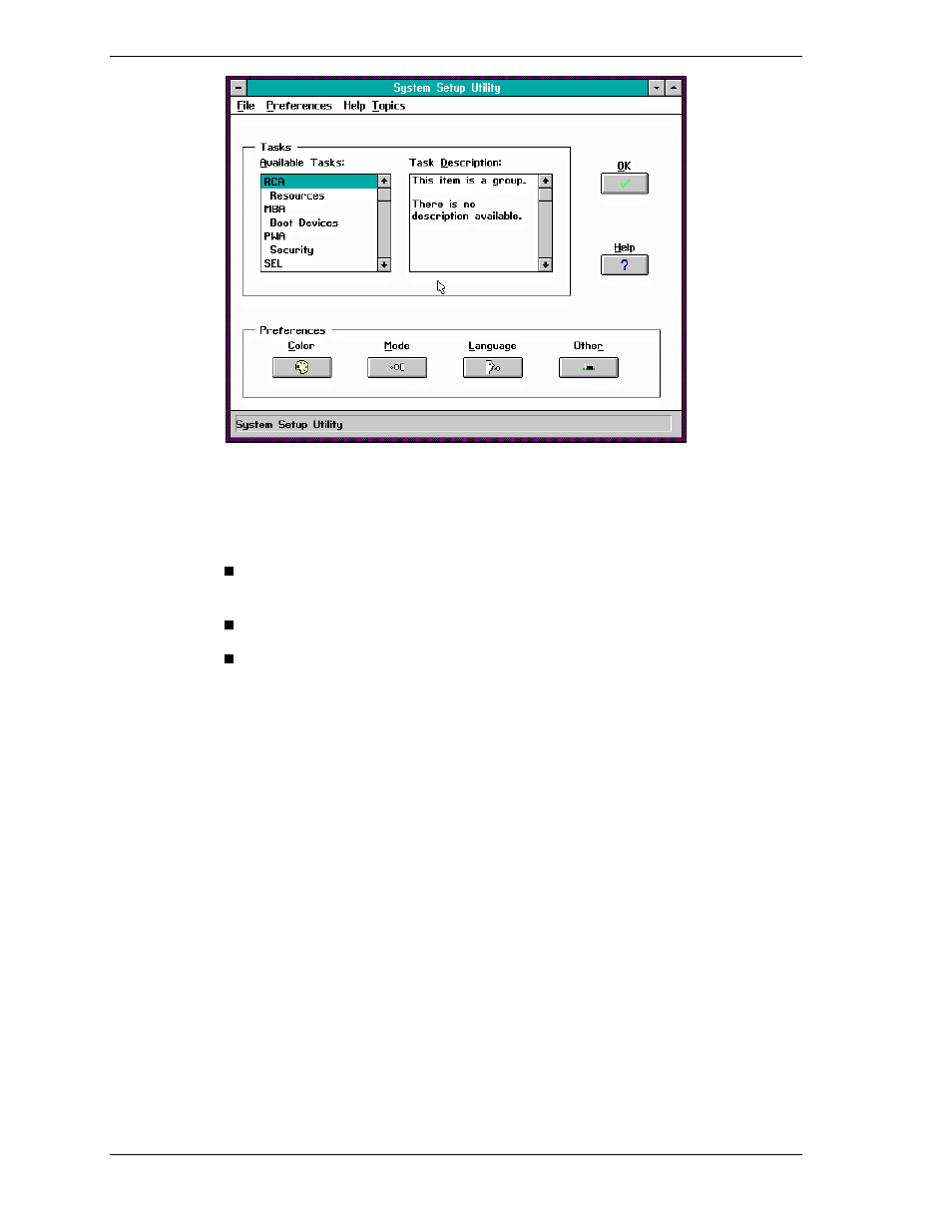 Resource configuration add-in (rca) window | NEC MH4500 User Manual | Page 138 / 186