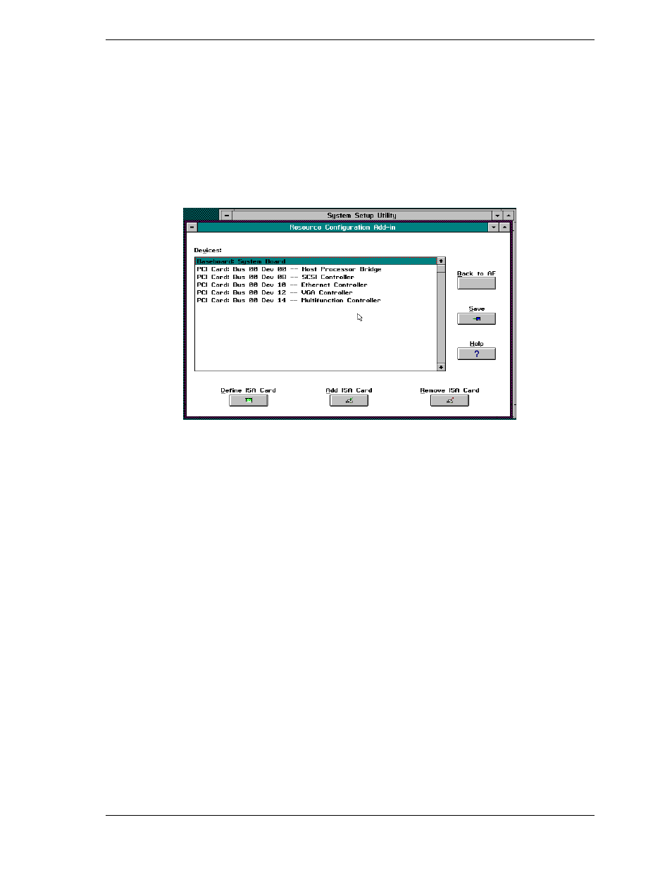 Defining an isa board | NEC MH4500 User Manual | Page 139 / 186