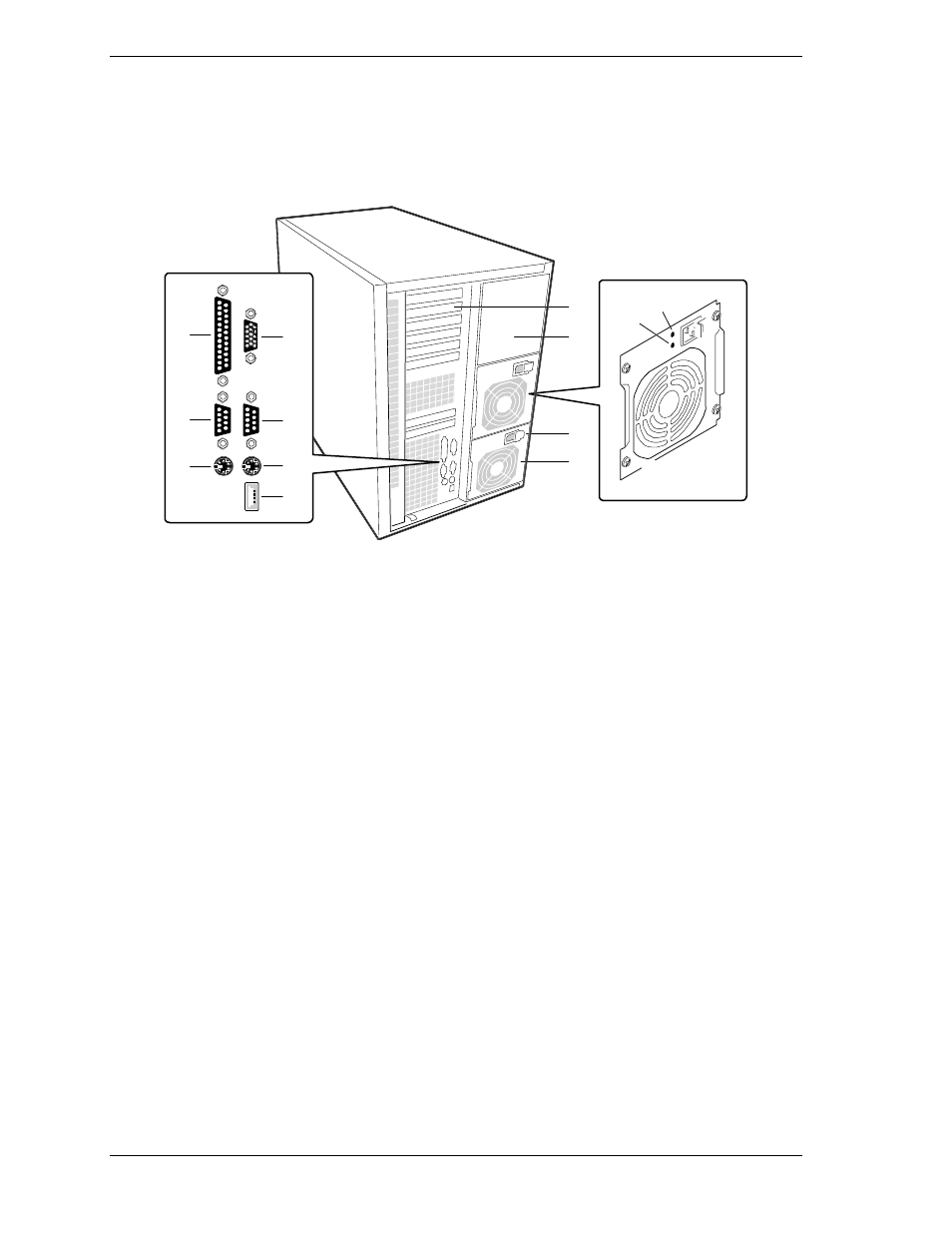Rear view | NEC MH4500 User Manual | Page 26 / 186