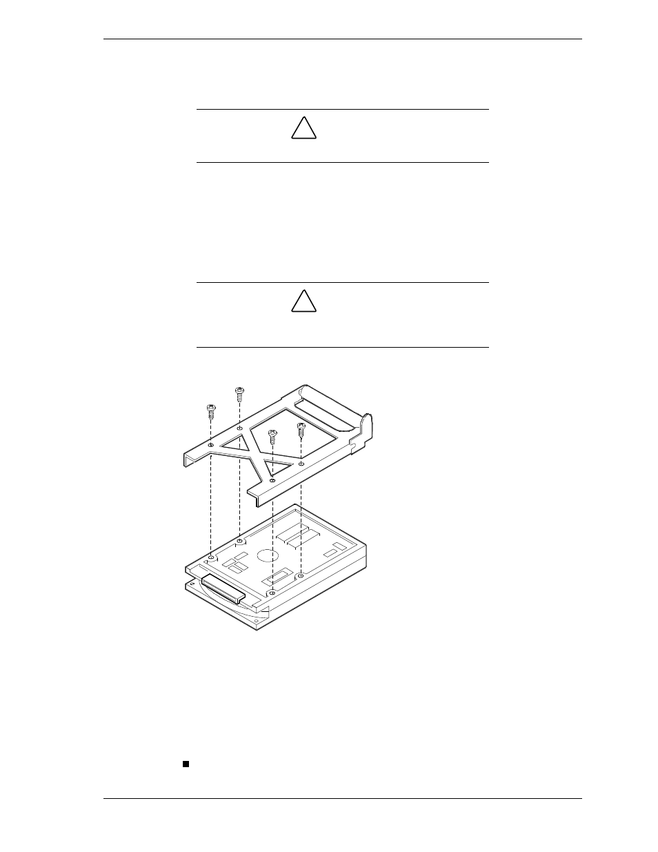 Installing an optional scsi hard disk drive, Caution | NEC MH4500 User Manual | Page 95 / 186