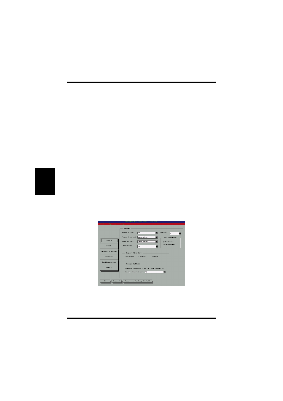 Accessing the printer control panel, Accessing the printer control panel -44 | NEC PAGEPRO 1100 User Manual | Page 120 / 219