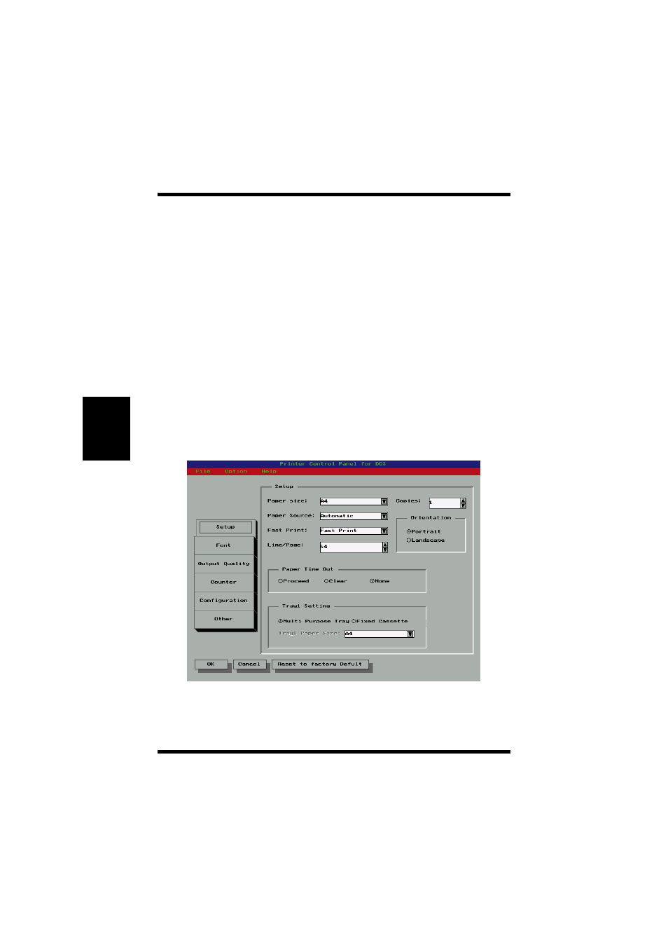 Printer control panel screens, Printer control panel screens -50 | NEC PAGEPRO 1100 User Manual | Page 126 / 219