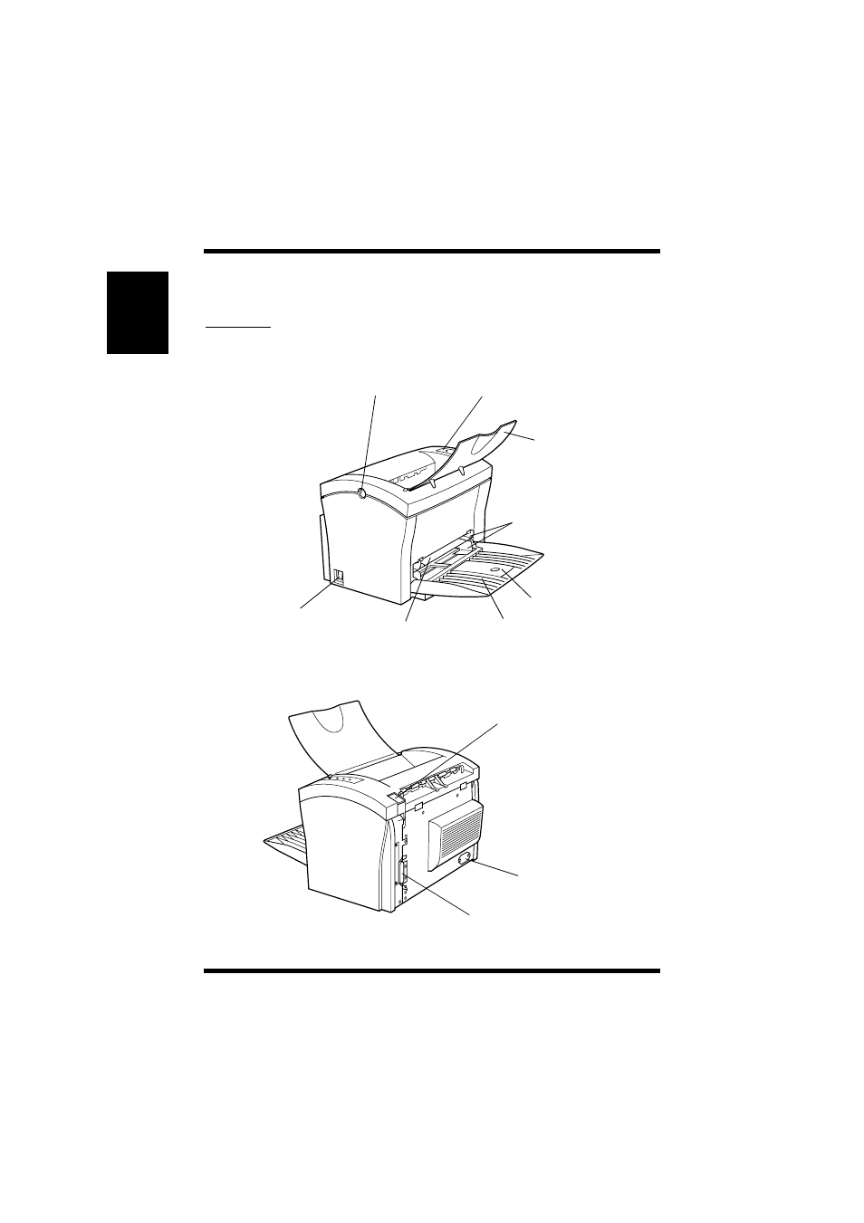 Printer parts and accessories, Printer, Printer parts and accessories -2 | Printer -2 | NEC PAGEPRO 1100 User Manual | Page 20 / 219