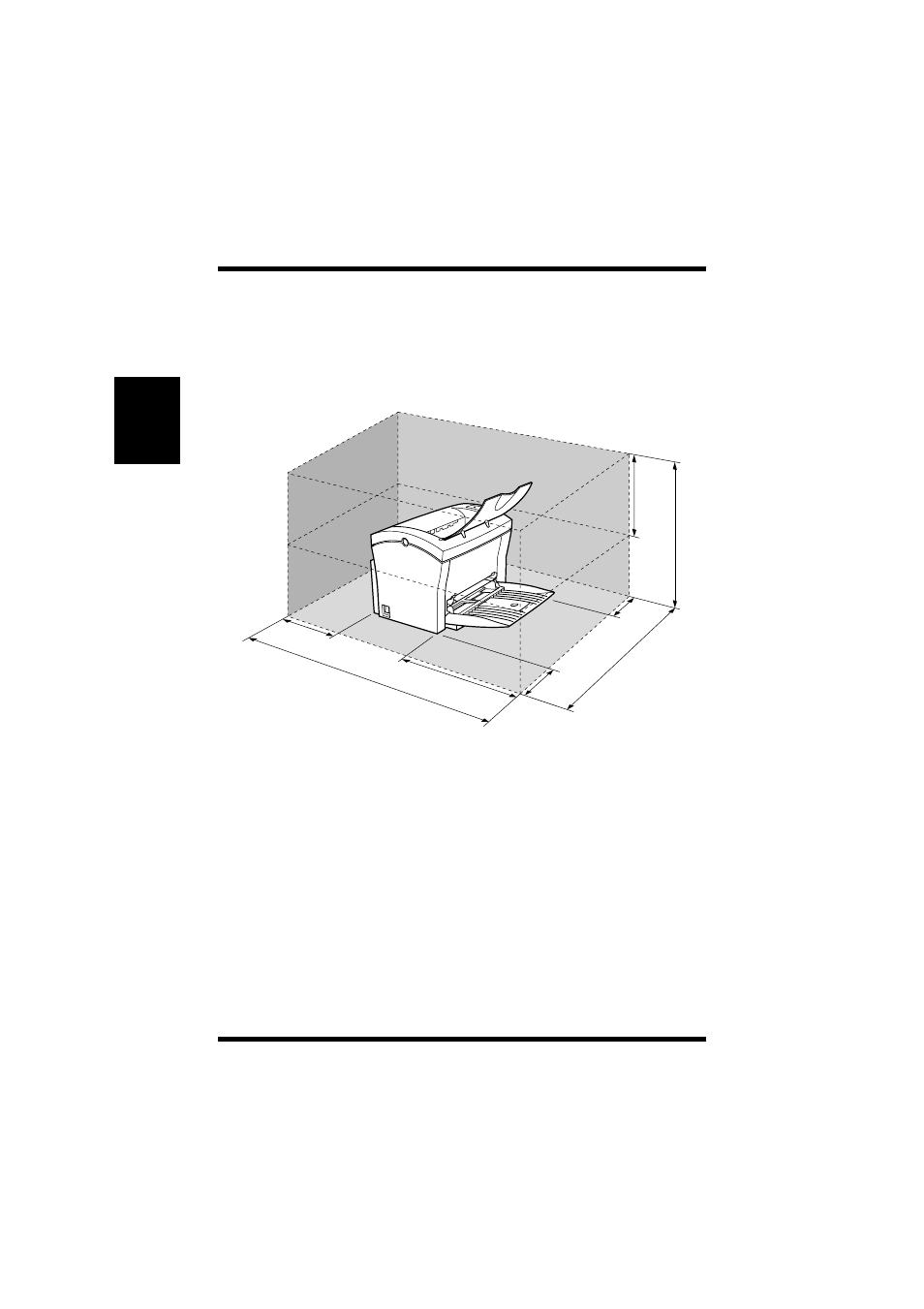 Space requirements, Space requirements -2, 2 installation precautions | NEC PAGEPRO 1100 User Manual | Page 28 / 219