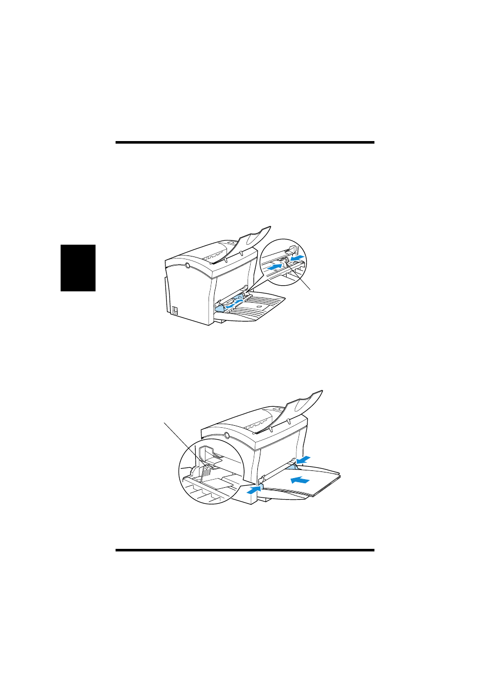 Loading paper onto tray1, Loading paper onto tray1 -8 | NEC PAGEPRO 1100 User Manual | Page 64 / 219