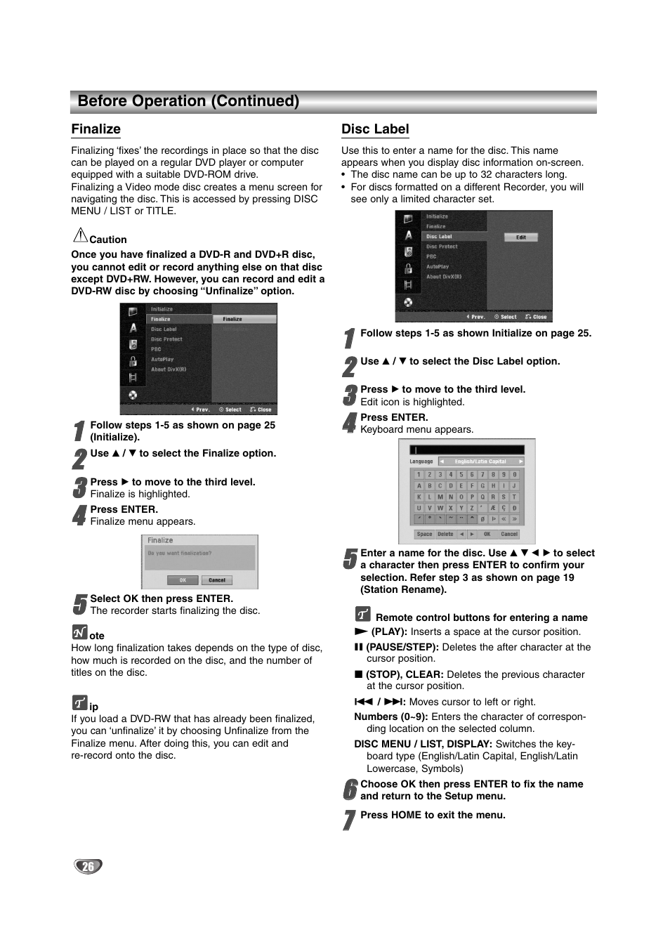 NEC NDRV-62 User Manual | Page 26 / 61