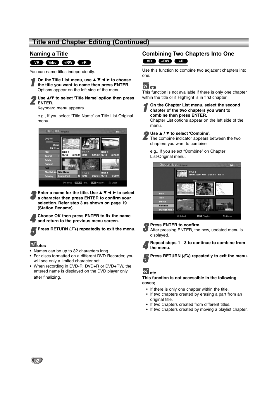NEC NDRV-62 User Manual | Page 52 / 61