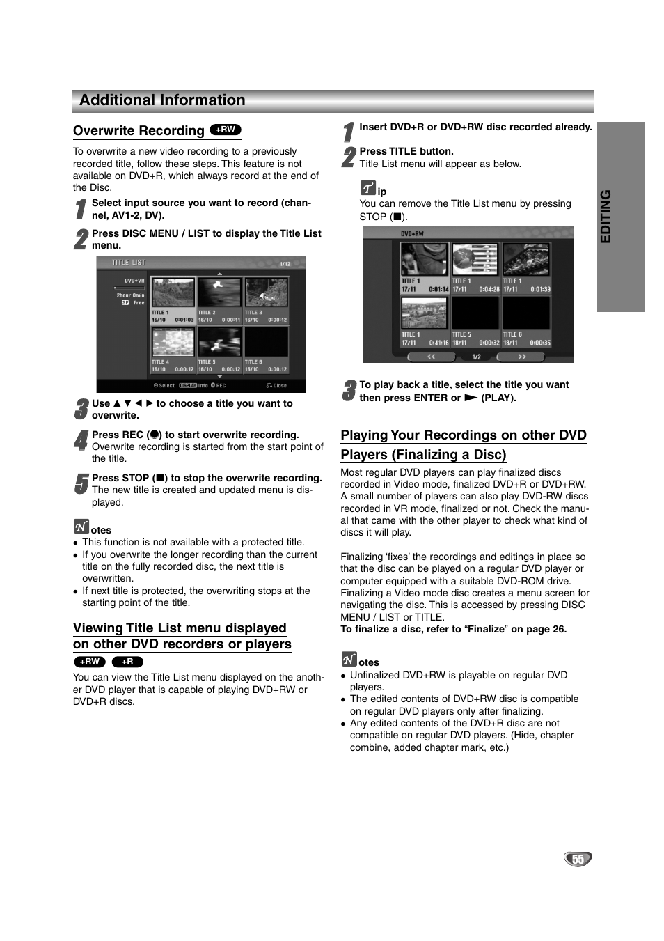 NEC NDRV-62 User Manual | Page 55 / 61