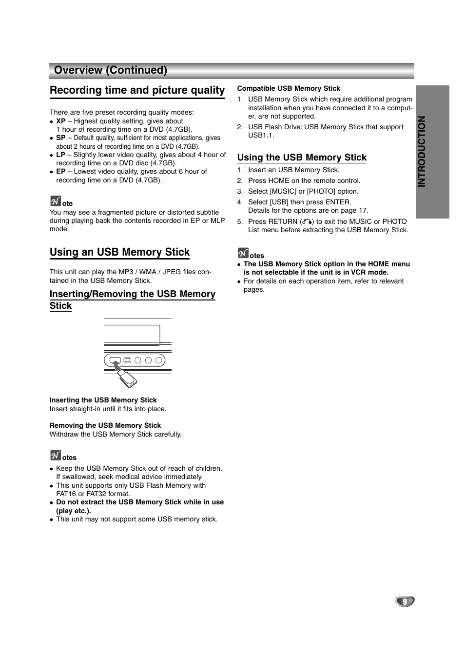 Intr oduction | NEC NDRV-62 User Manual | Page 9 / 61