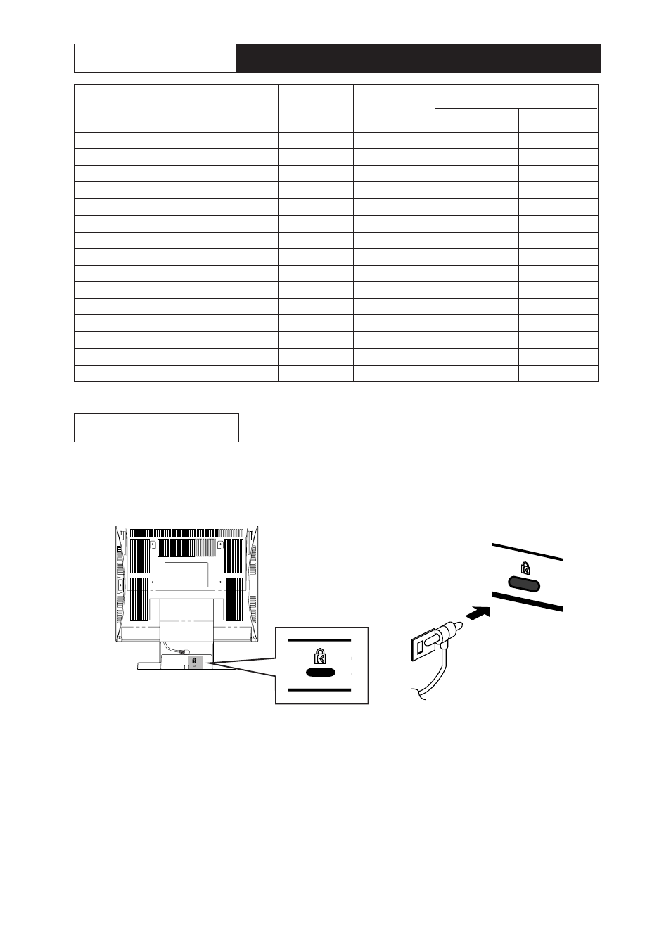 Preset mode security port, I - 19 | NEC 1500M LA-1524HMW User Manual | Page 20 / 23