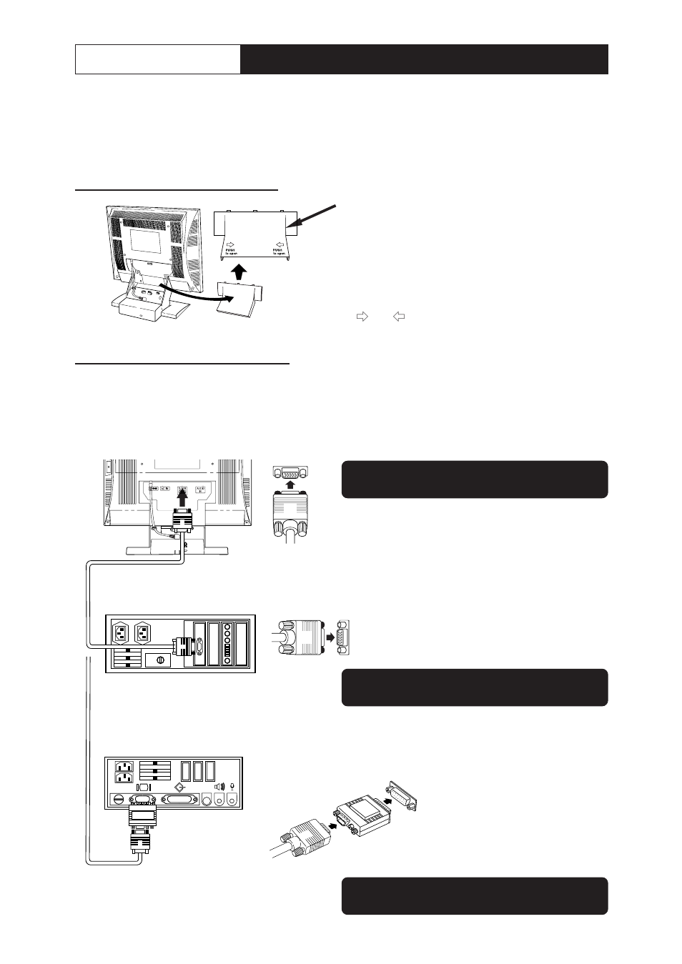 Connections, Signal cable connection, Connection preparation | NEC 1500M LA-1524HMW User Manual | Page 8 / 23