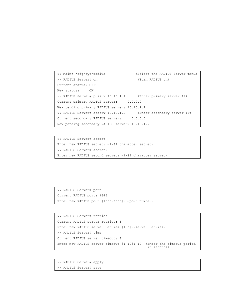 How radius authentication works, Configuring radius on the switch (aos cli example) | NEC INTELLIGENT L2 SWITCH N8406-022A User Manual | Page 15 / 94