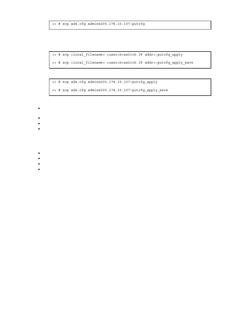 Applying and saving configuration, Ssh and scp encryption of management messages | NEC INTELLIGENT L2 SWITCH N8406-022A User Manual | Page 25 / 94