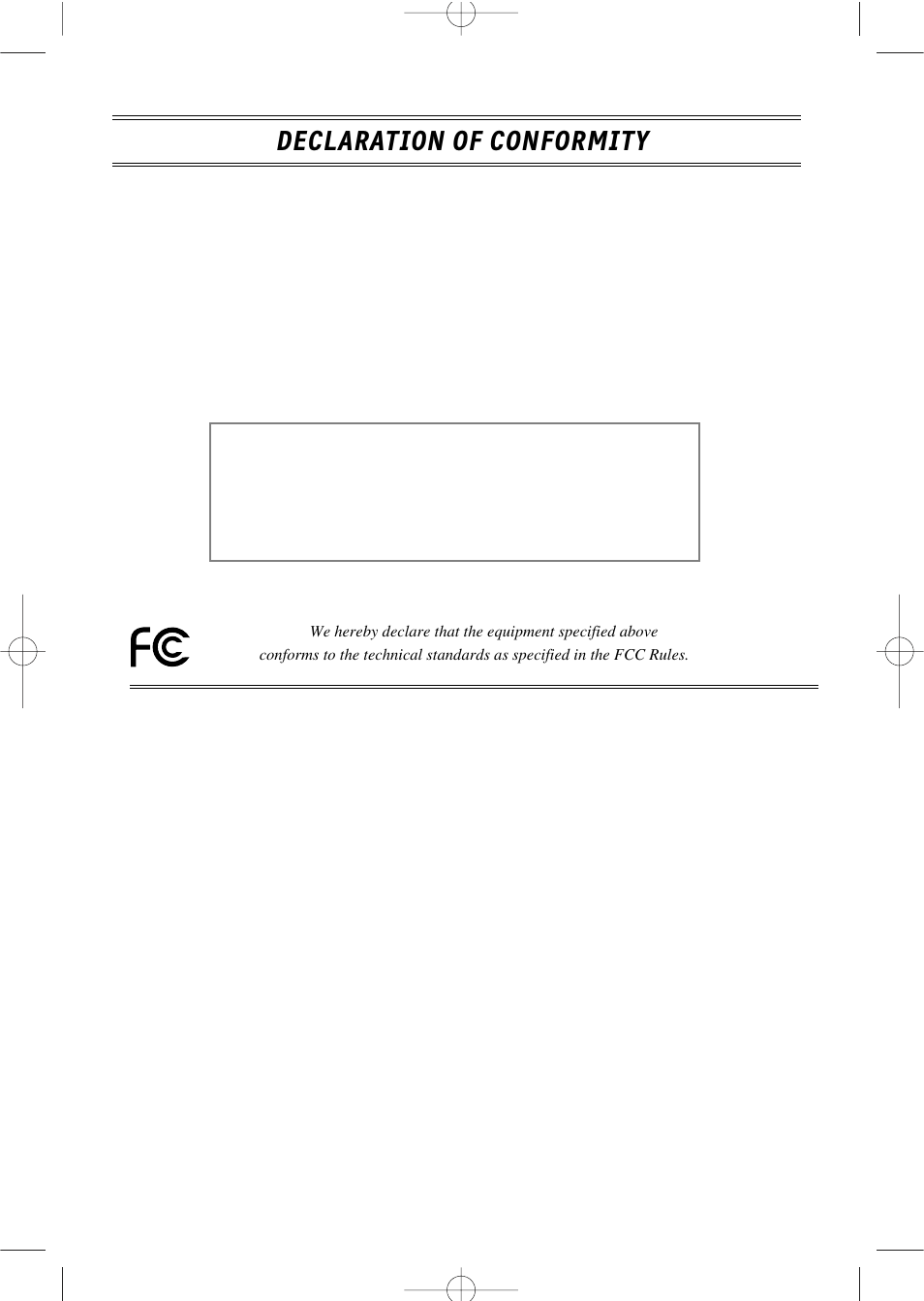 Declaration of conformity | NEC LCD1504M User Manual | Page 40 / 41