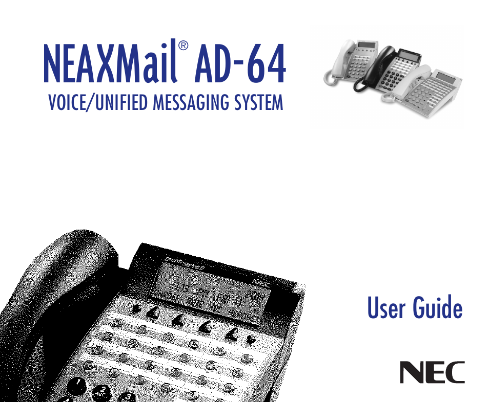 NEC NEAXMail AD-64 User Manual | 154 pages