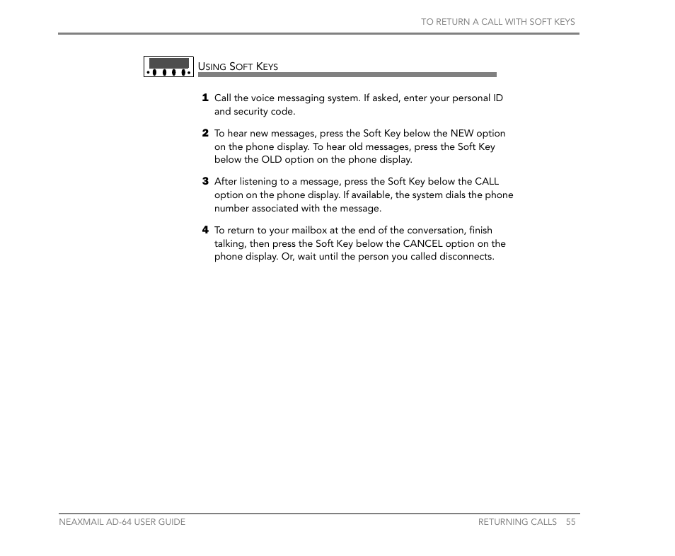 NEC NEAXMail AD-64 User Manual | Page 59 / 154