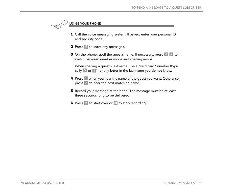 NEC NEAXMail AD-64 User Manual | Page 94 / 154