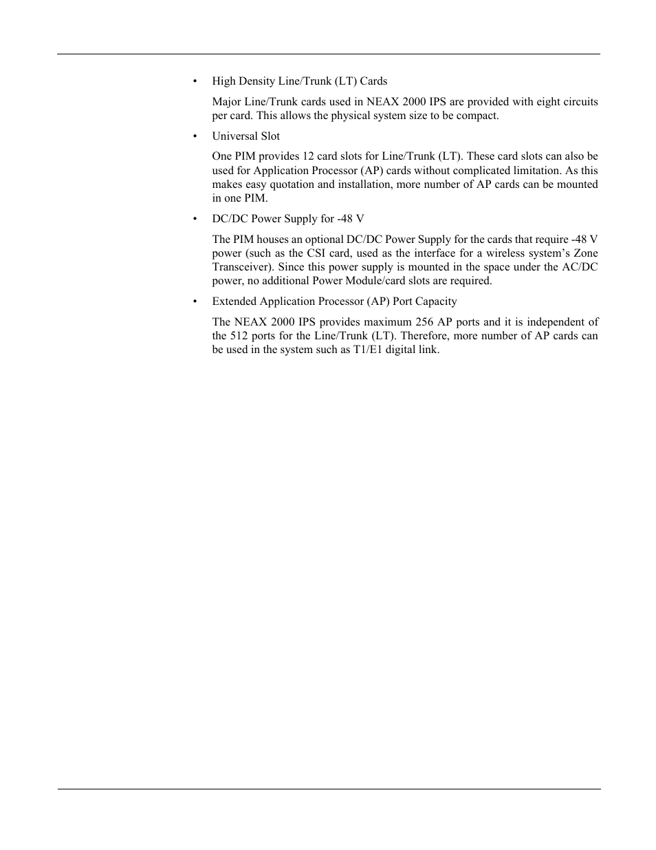 NEC NEAX 2000 IPS User Manual | Page 16 / 96