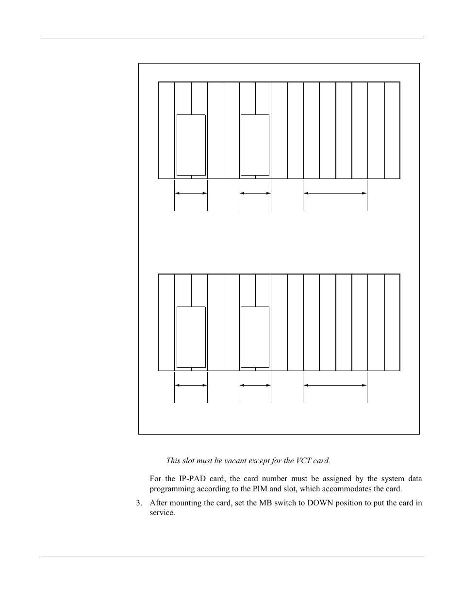 Figure 2-9, Mounting ip-pad card | NEC NEAX 2000 IPS User Manual | Page 28 / 96