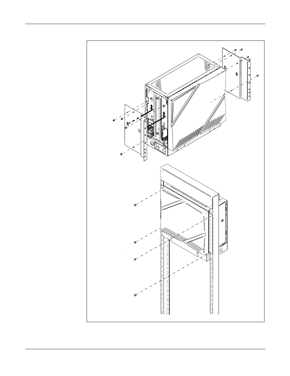 Figure 3-5, Inch rack-mounting installation (bracket a) | NEC NEAX 2000 IPS User Manual | Page 41 / 96