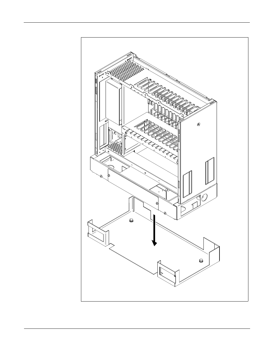 Figure 3-9, Base tray assembly | NEC NEAX 2000 IPS User Manual | Page 45 / 96