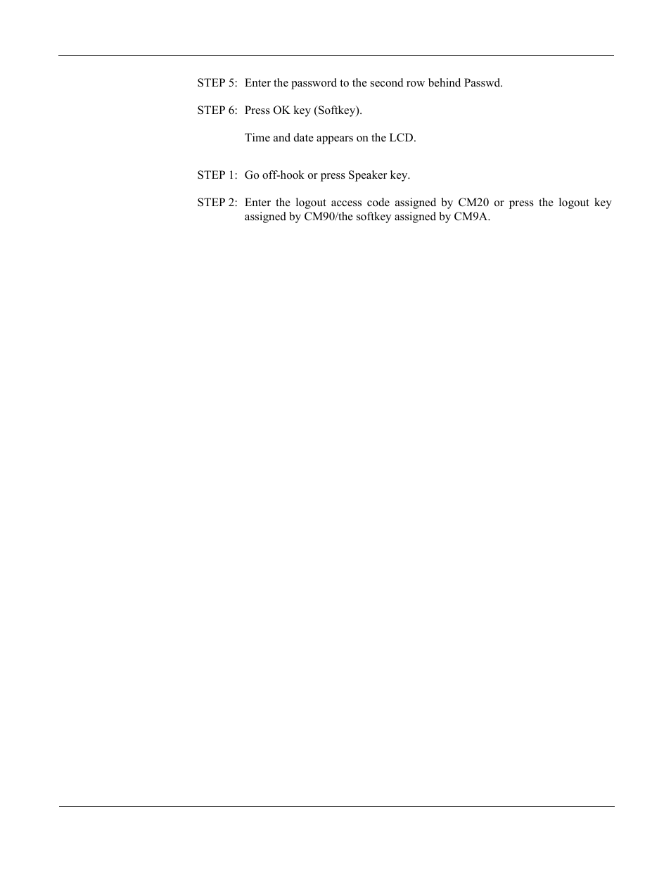 Dterm ip logout | NEC NEAX 2000 IPS User Manual | Page 87 / 96