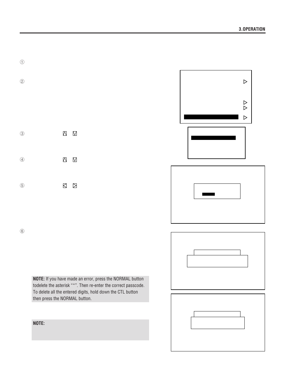 Changing your passcode | NEC XL-6500 User Manual | Page 55 / 82