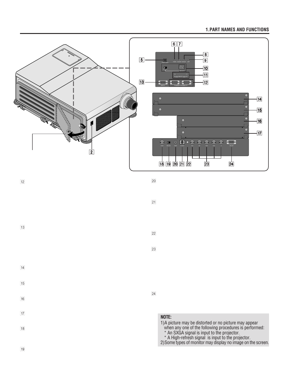 NEC XL-6500 User Manual | Page 9 / 82