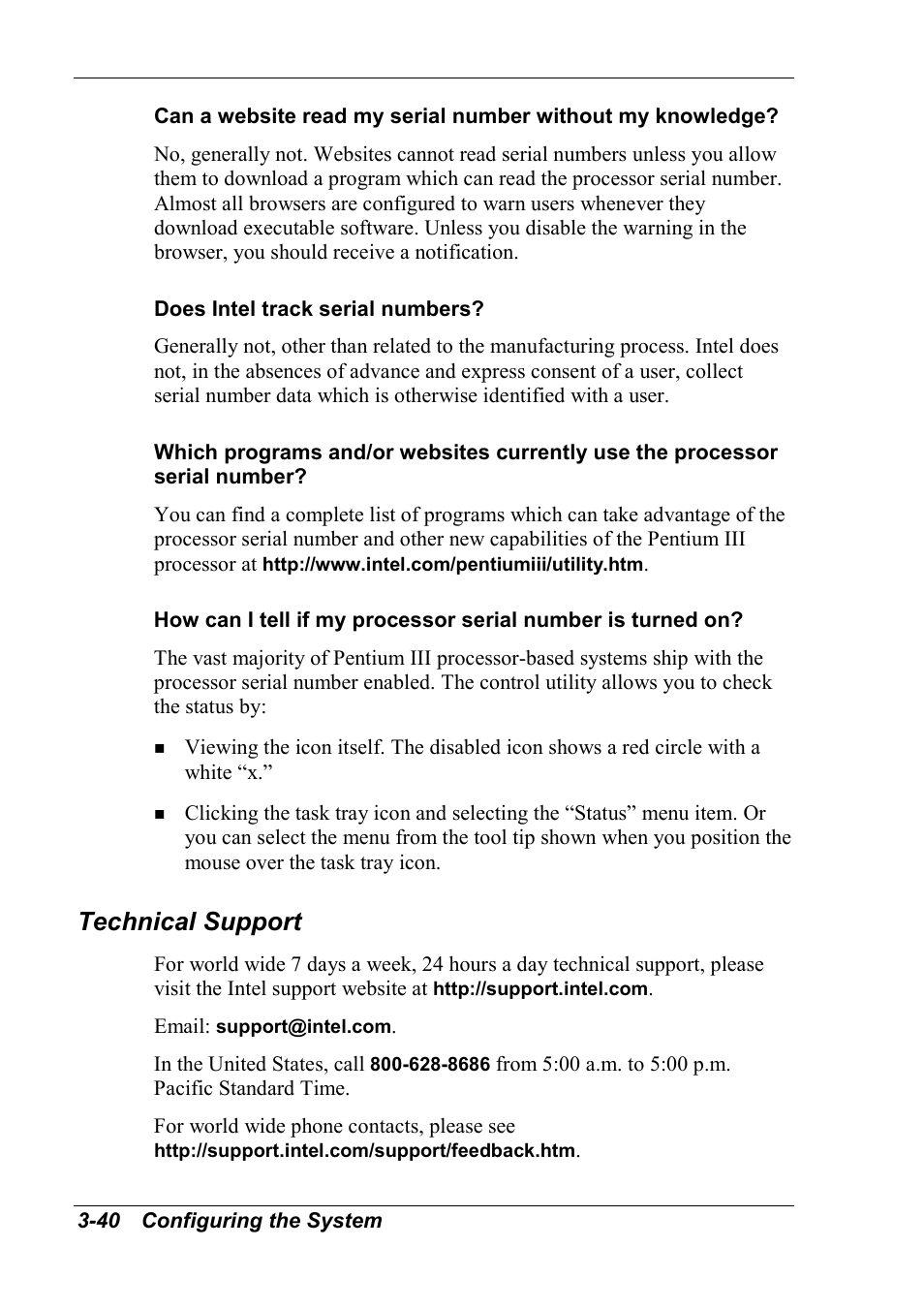 Technical support | NEC 2000 User Manual | Page 76 / 137