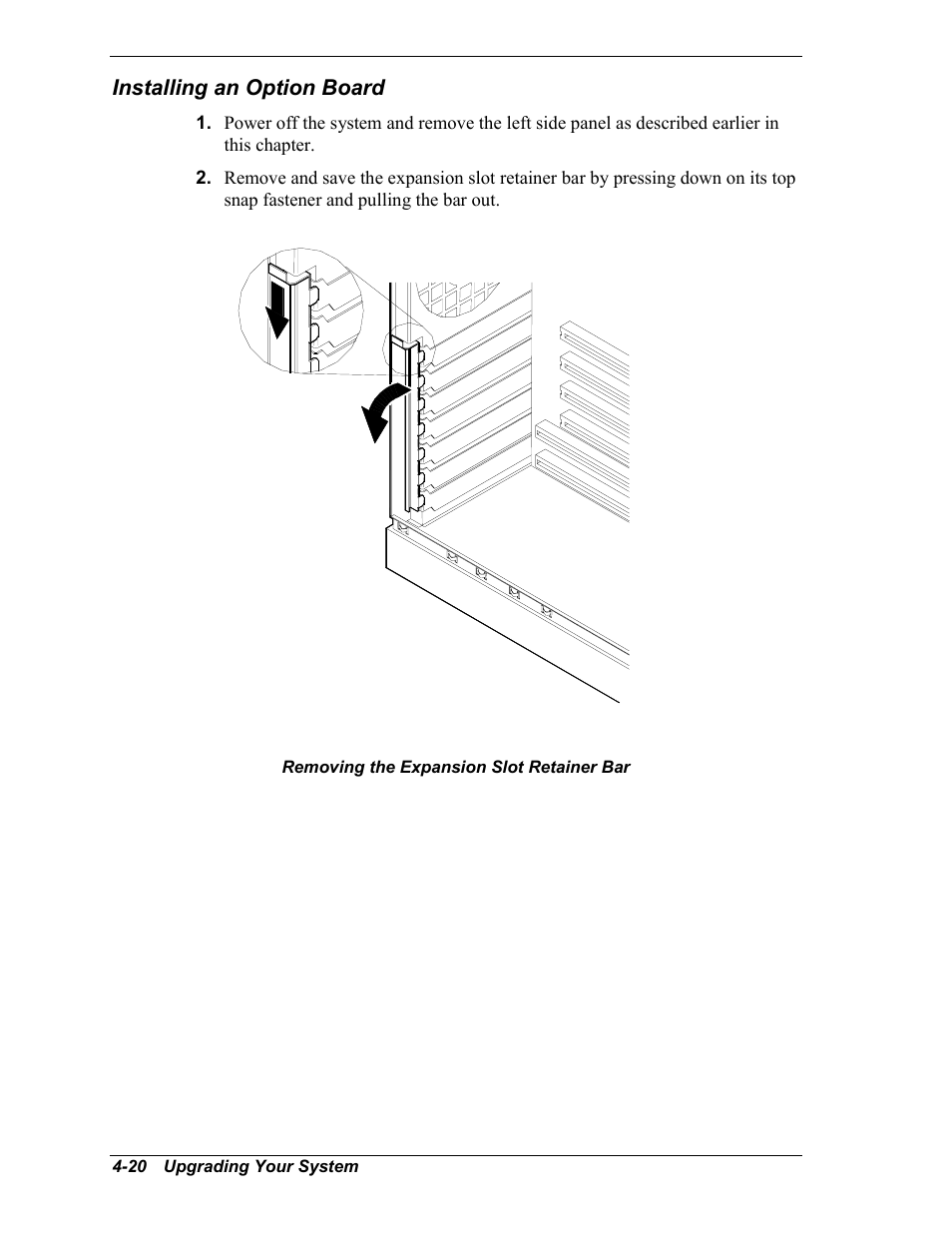 Installing an option board | NEC MC2400 User Manual | Page 102 / 204