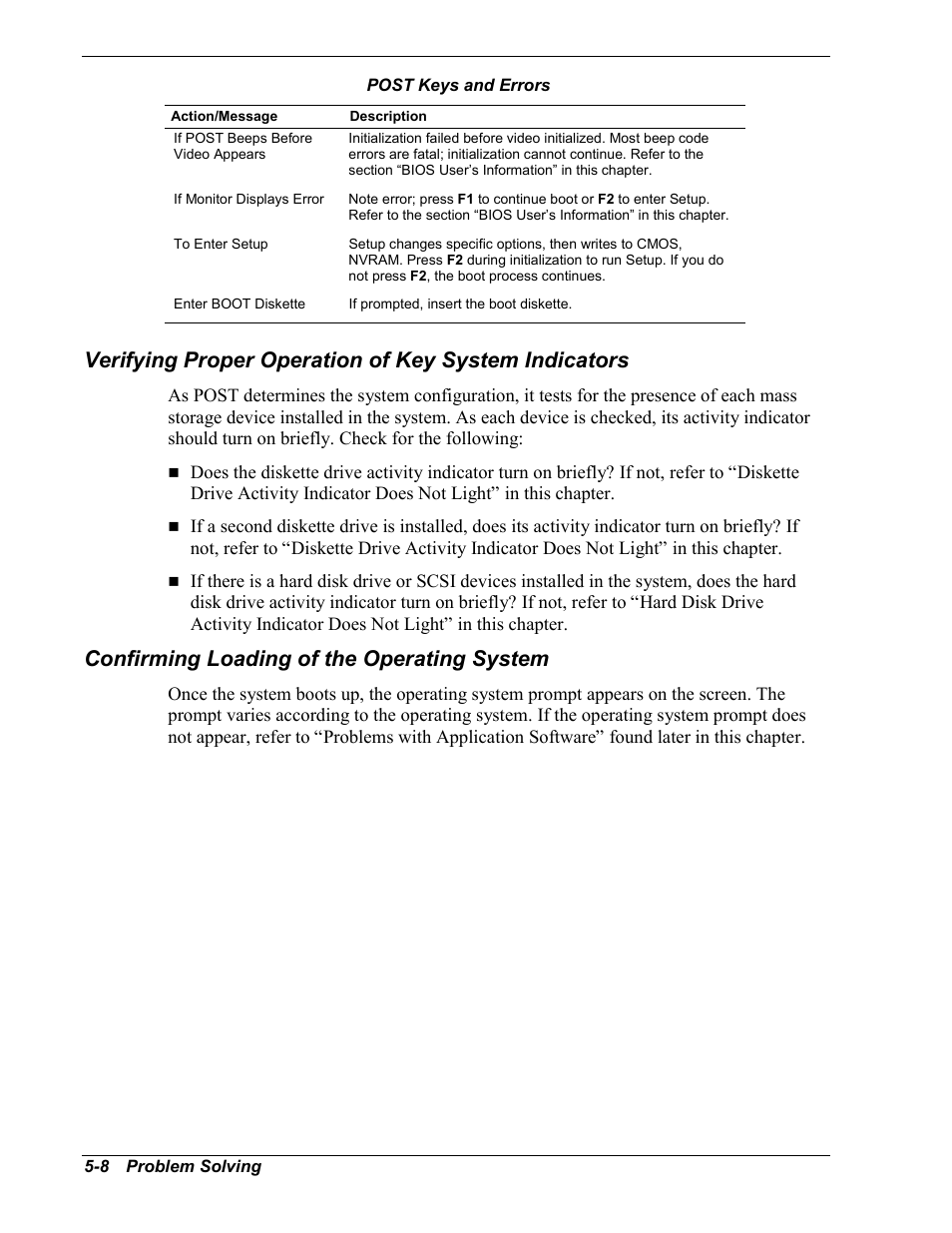 Confirming loading of the operating system | NEC MC2400 User Manual | Page 128 / 204