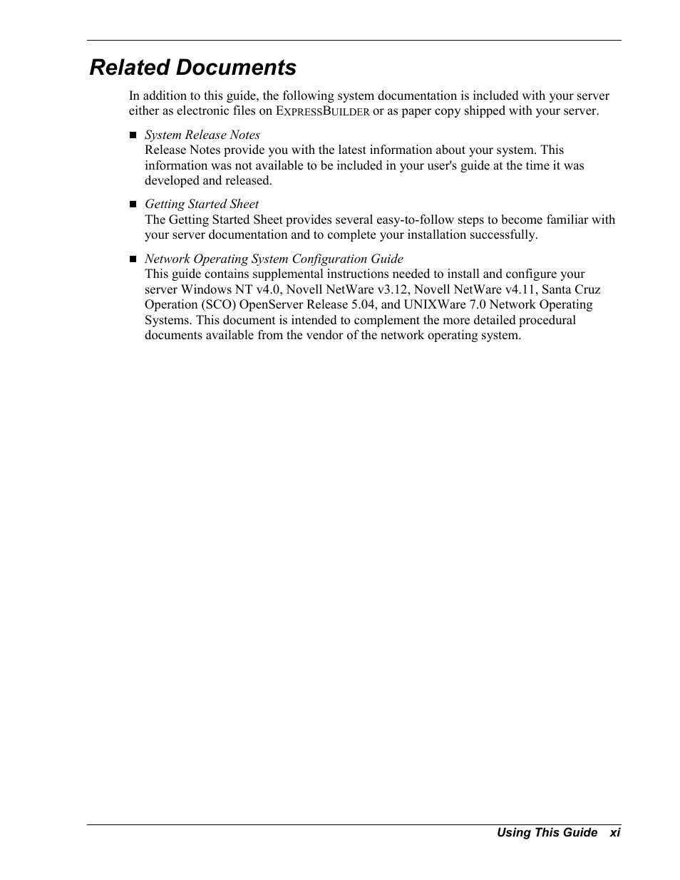 Related documents | NEC MC2400 User Manual | Page 13 / 204
