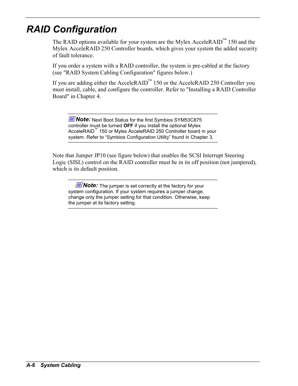 Raid configuration | NEC MC2400 User Manual | Page 148 / 204