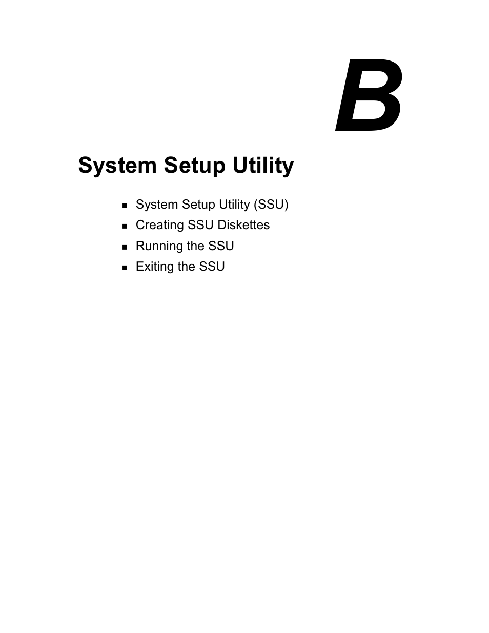 B system setup utility, System setup utility | NEC MC2400 User Manual | Page 151 / 204