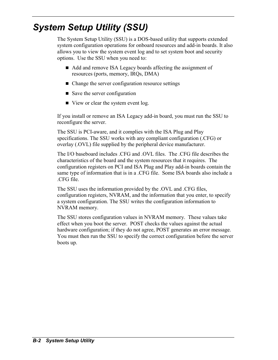 System setup utility (ssu) | NEC MC2400 User Manual | Page 152 / 204