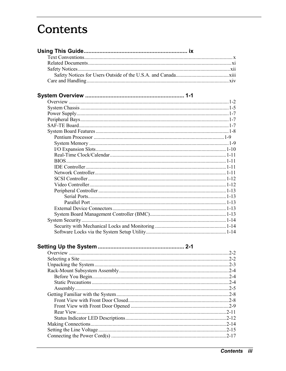 NEC MC2400 User Manual | Page 5 / 204