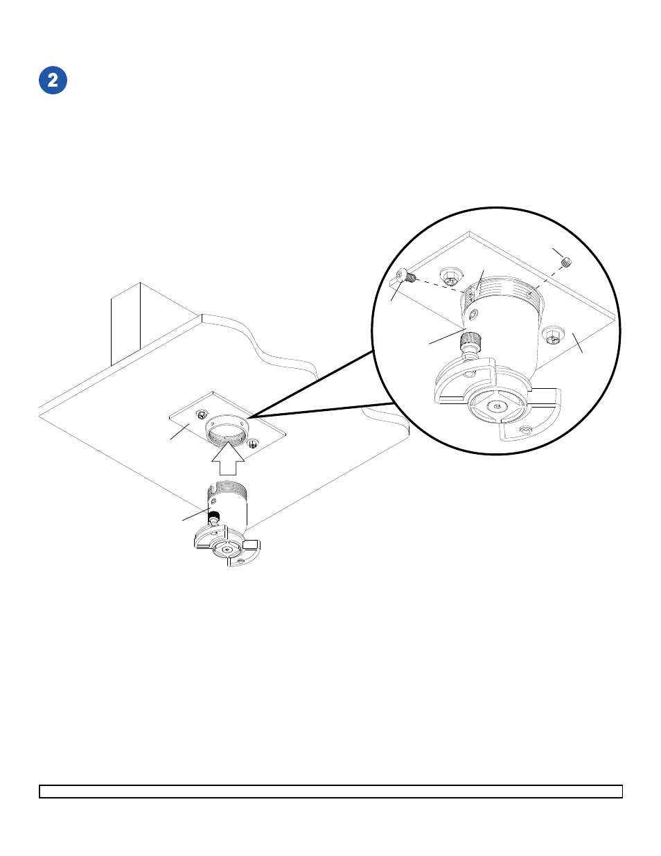 Flush mount application, Ag a c | NEC NP40CM User Manual | Page 5 / 8