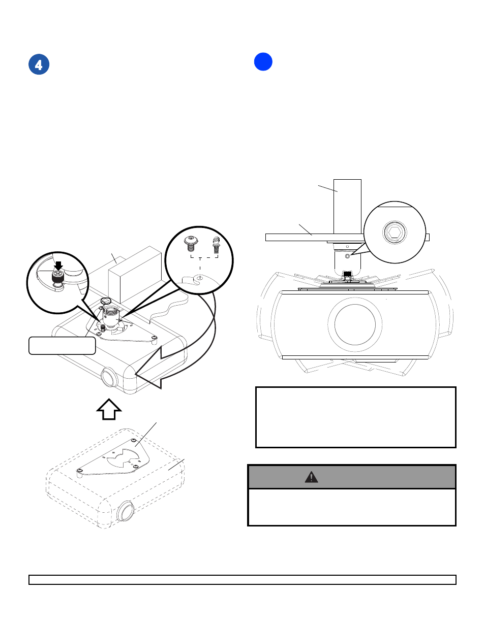 Warning, E2 1 | NEC NP40CM User Manual | Page 8 / 8