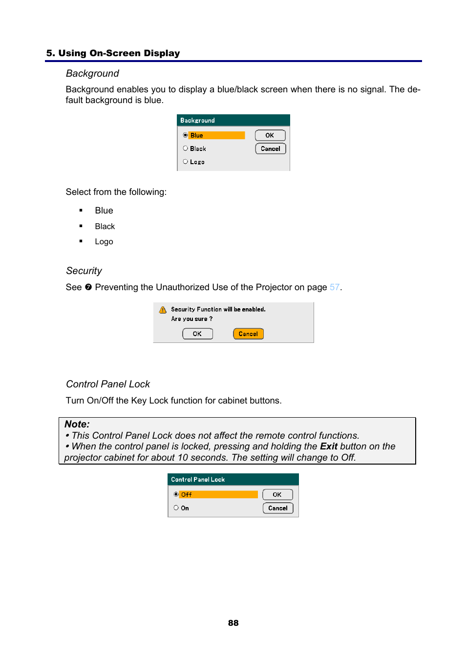 NEC NP4001 User Manual | Page 100 / 151