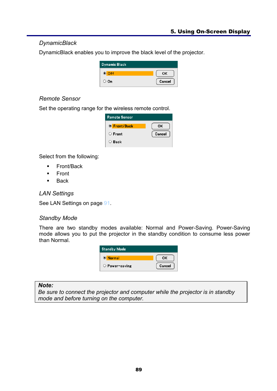 NEC NP4001 User Manual | Page 101 / 151