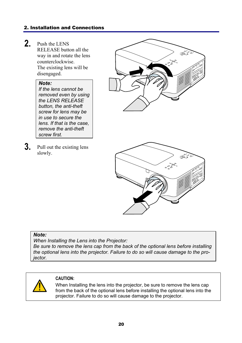 NEC NP4001 User Manual | Page 32 / 151