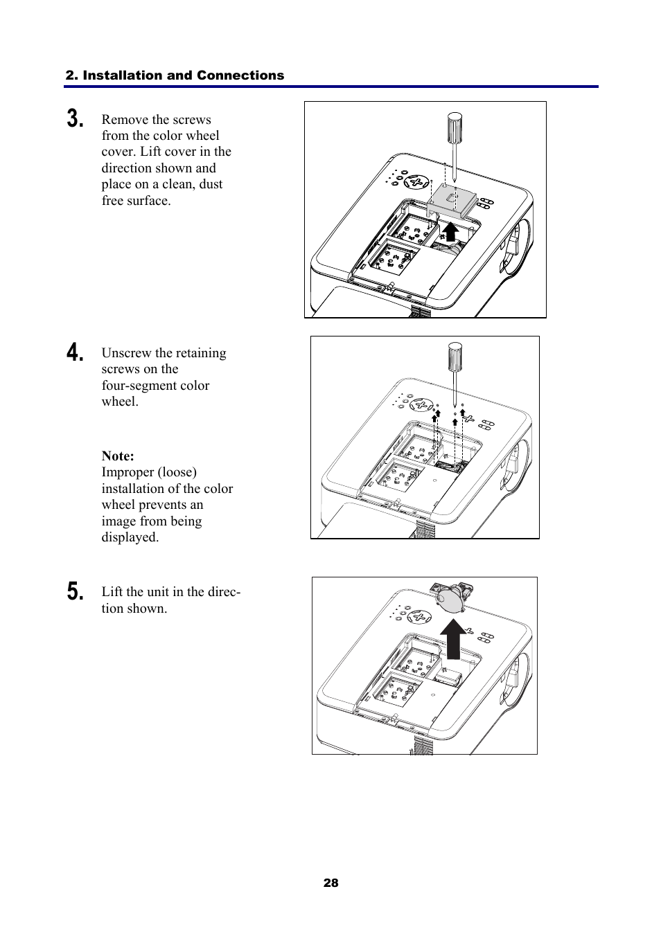 NEC NP4001 User Manual | Page 40 / 151