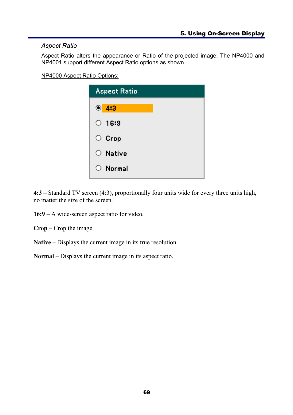 NEC NP4001 User Manual | Page 81 / 151