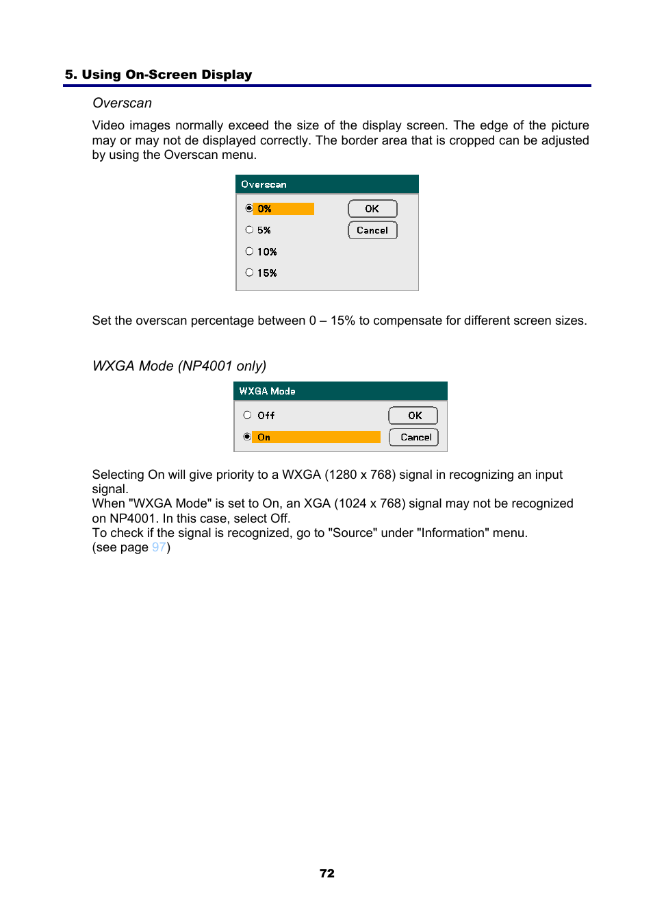 NEC NP4001 User Manual | Page 84 / 151