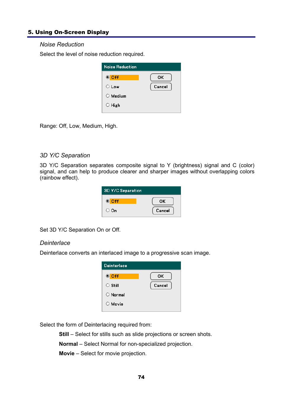 NEC NP4001 User Manual | Page 86 / 151
