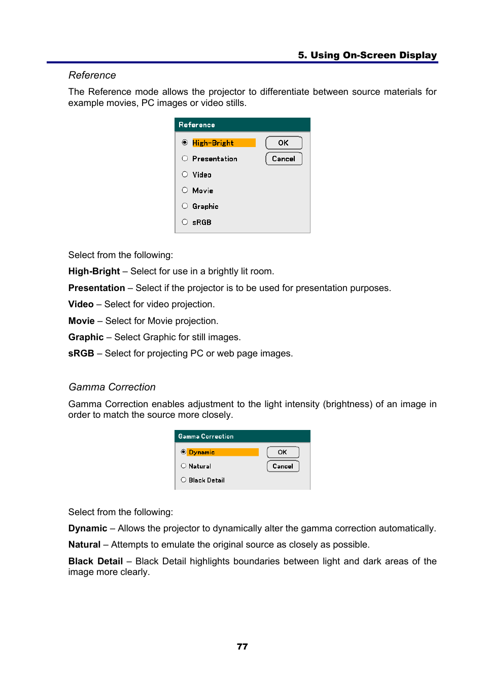 NEC NP4001 User Manual | Page 89 / 151